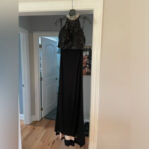 Two piece prom dress